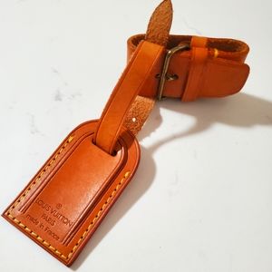 Authentic Louis Vuitton MINI tag with loop buckle